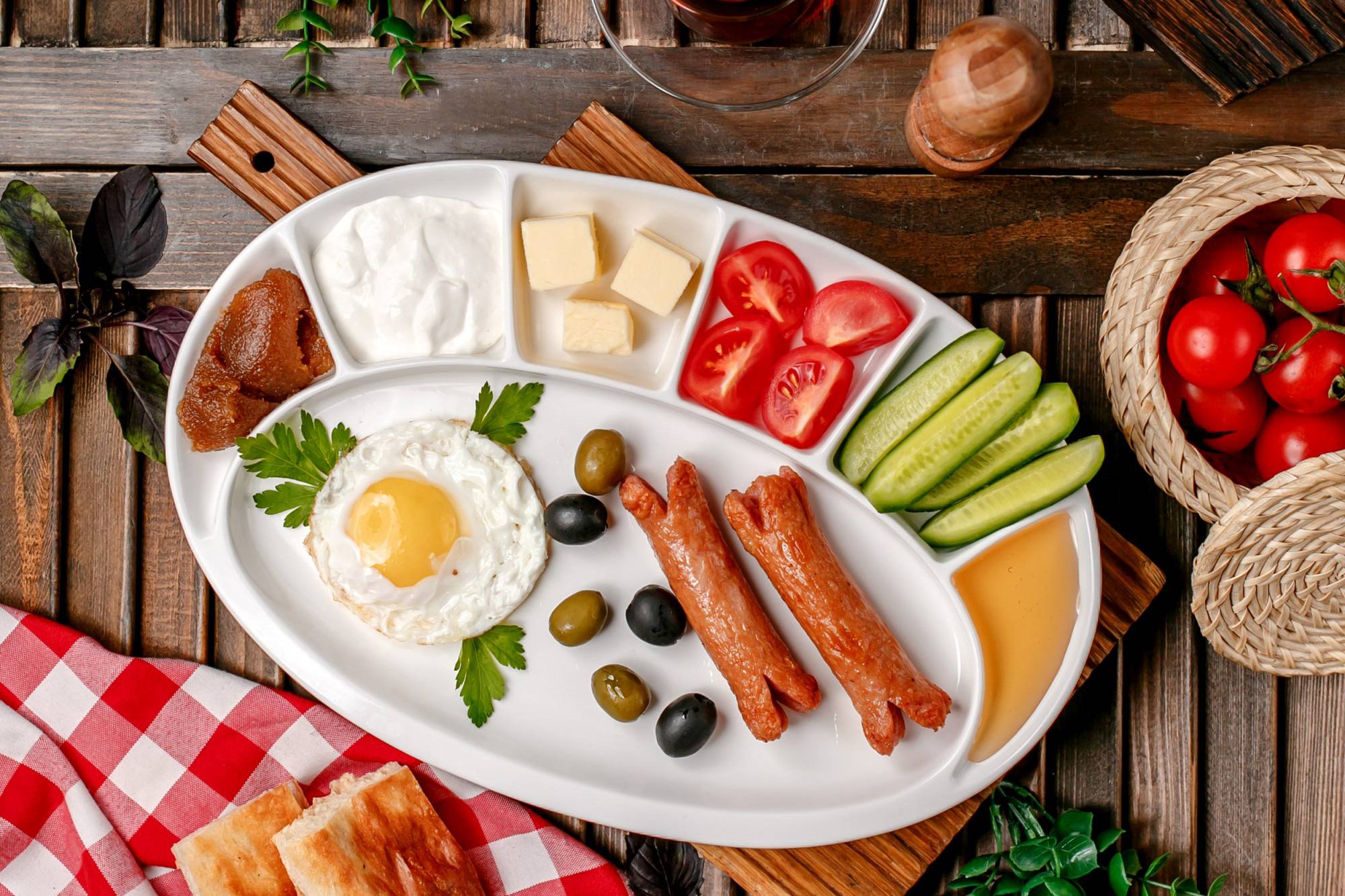 Fit Kahvaltı Tabağı