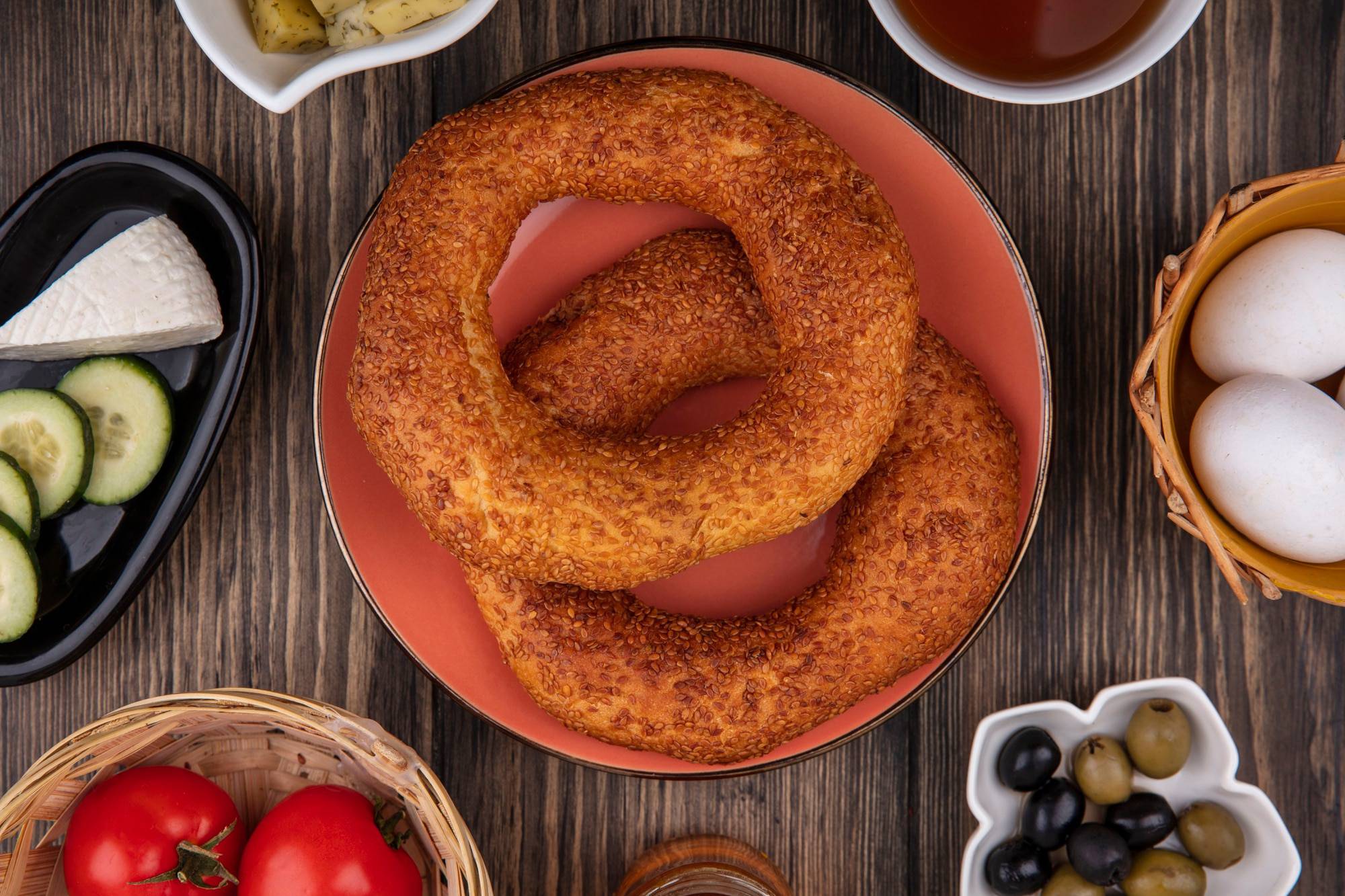 Simit & Poğaça Tabağı